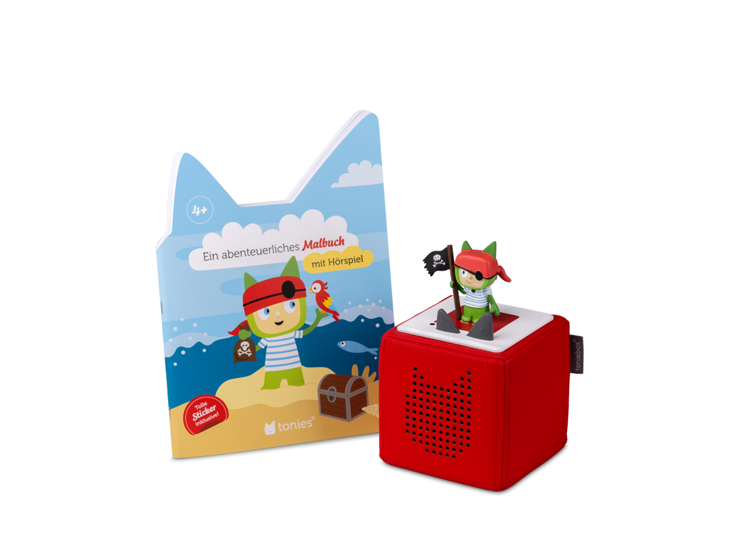 tonies H&ouml;ren+ Pirat Malbuch-Bundle - Bild 1