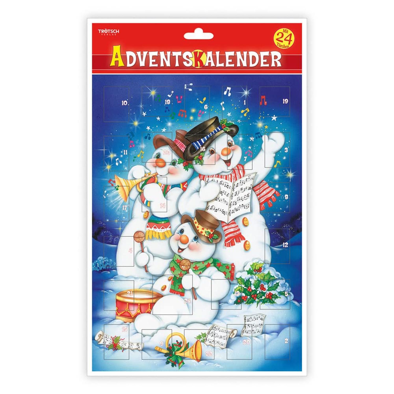 Tr&ouml;tsch Verlag Schneemann Adventskalender - Bild 1
