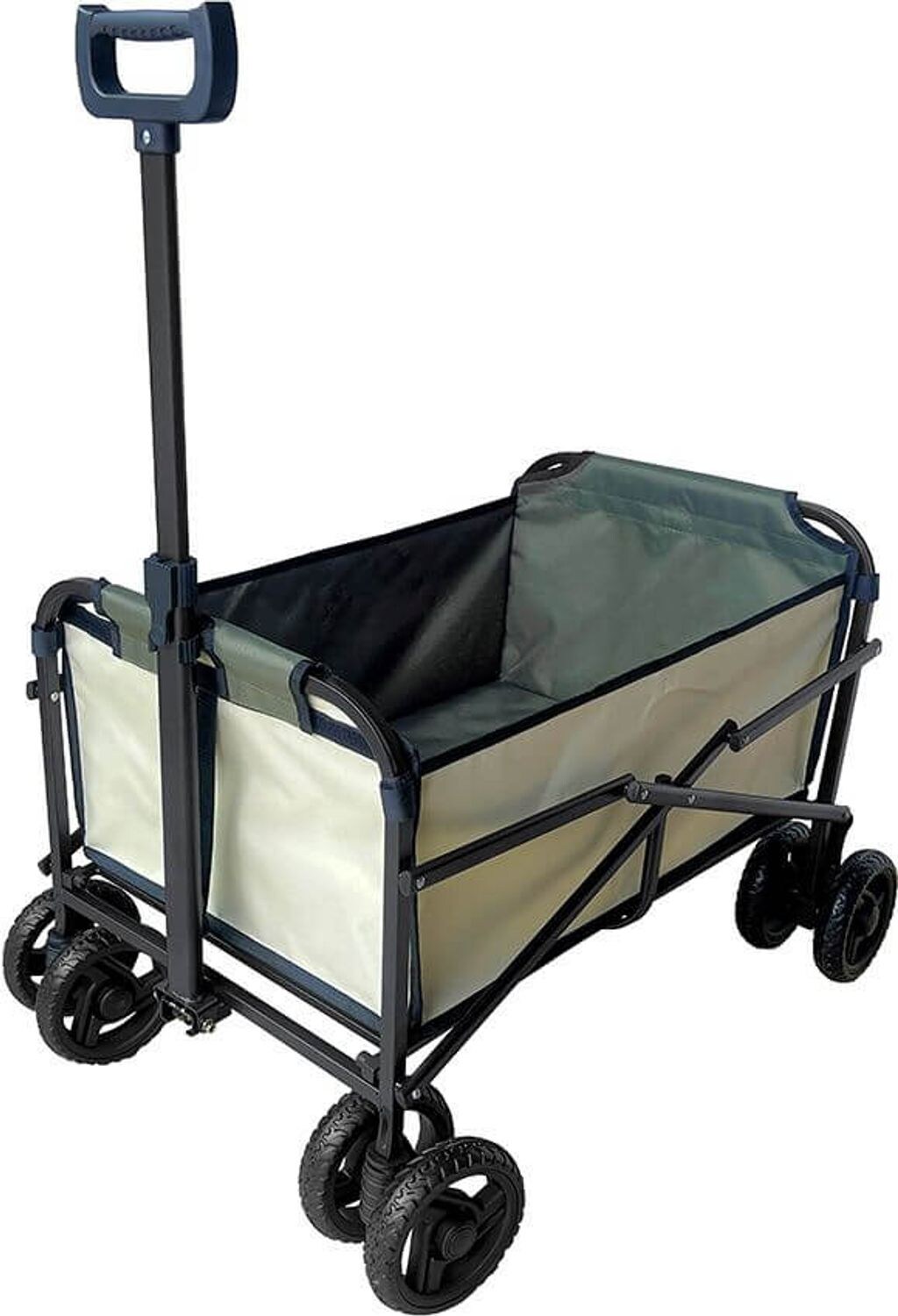Outdoor active Bollerwagen beige/olivgrün