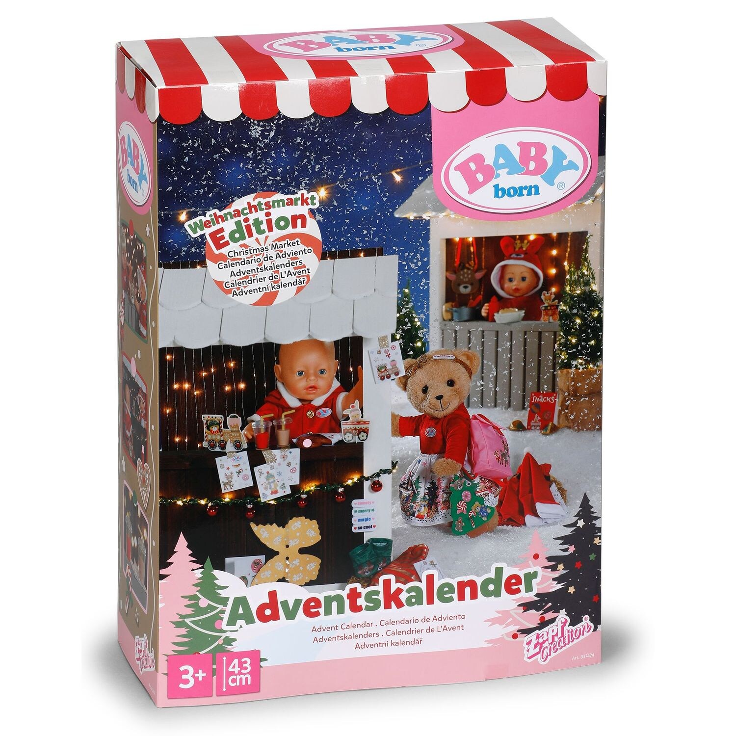 Zapf Creation BABY born Adventskalender 43cm