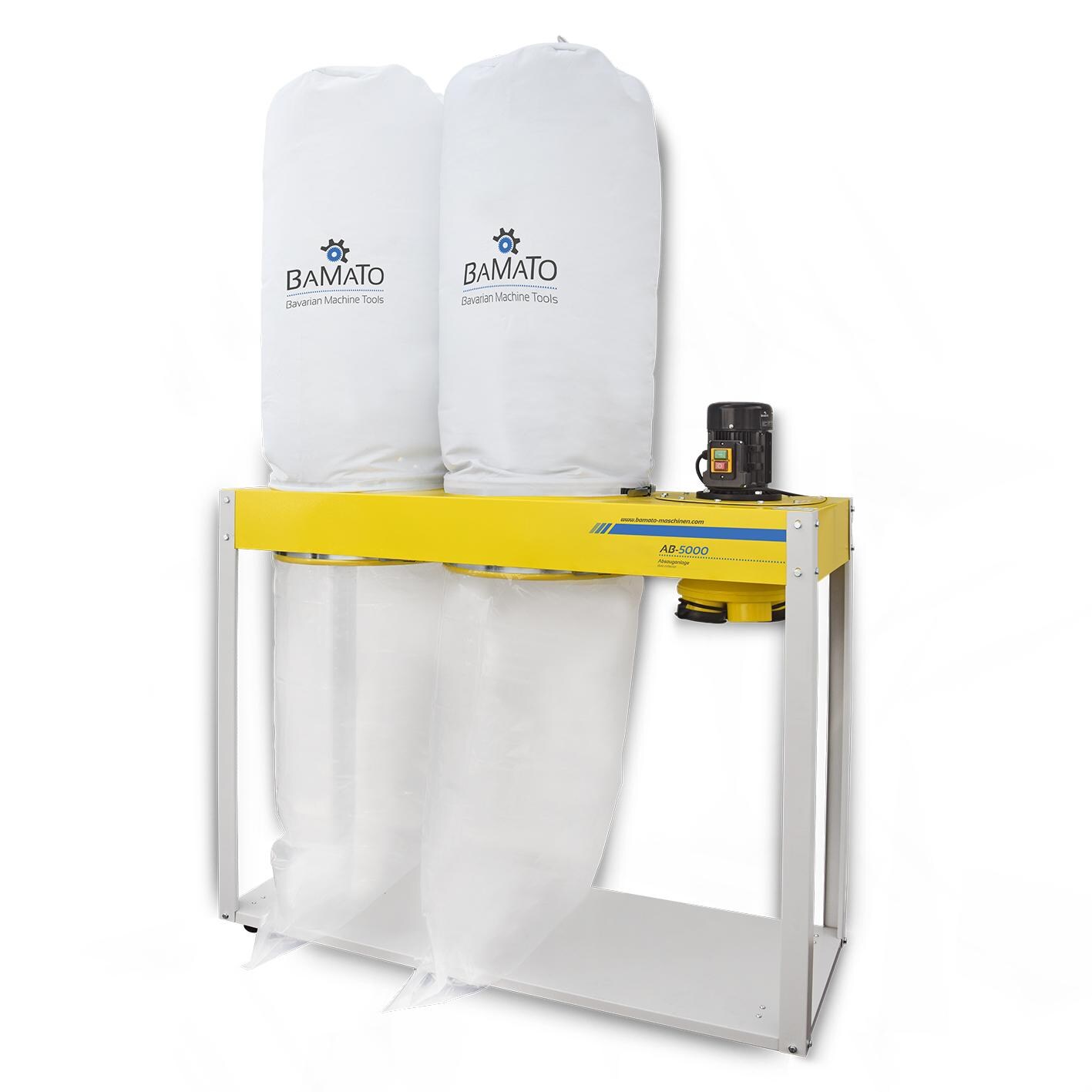 BAMATO Absauganlage AB-5000 mit 4-fach Verteiler (400V) | 04260537613081