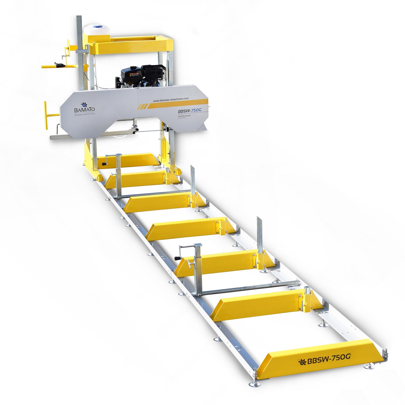 BAMATO Blockbandsäge BBSW-750G mit Benzinmotor und E-Start | 04260537612367