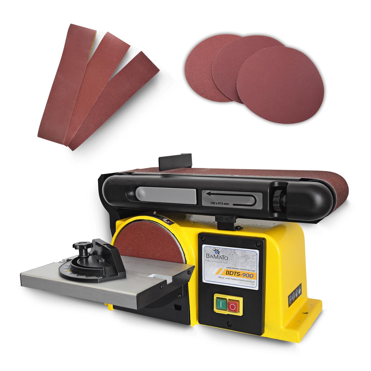 BAMATO Band- und Tellerschleifer BDTS-900 inkl. Schleifset & Klettauflage - Bild 1