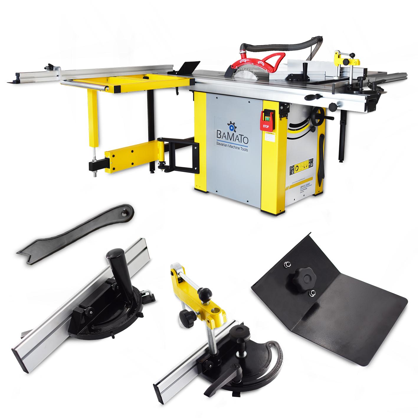 BAMATO Formatkreiss&auml;ge BFKS-2000 inkl. XXL-Lieferumfang und serienm&auml;&szlig;iger Vorritzeinheit - Bild 1