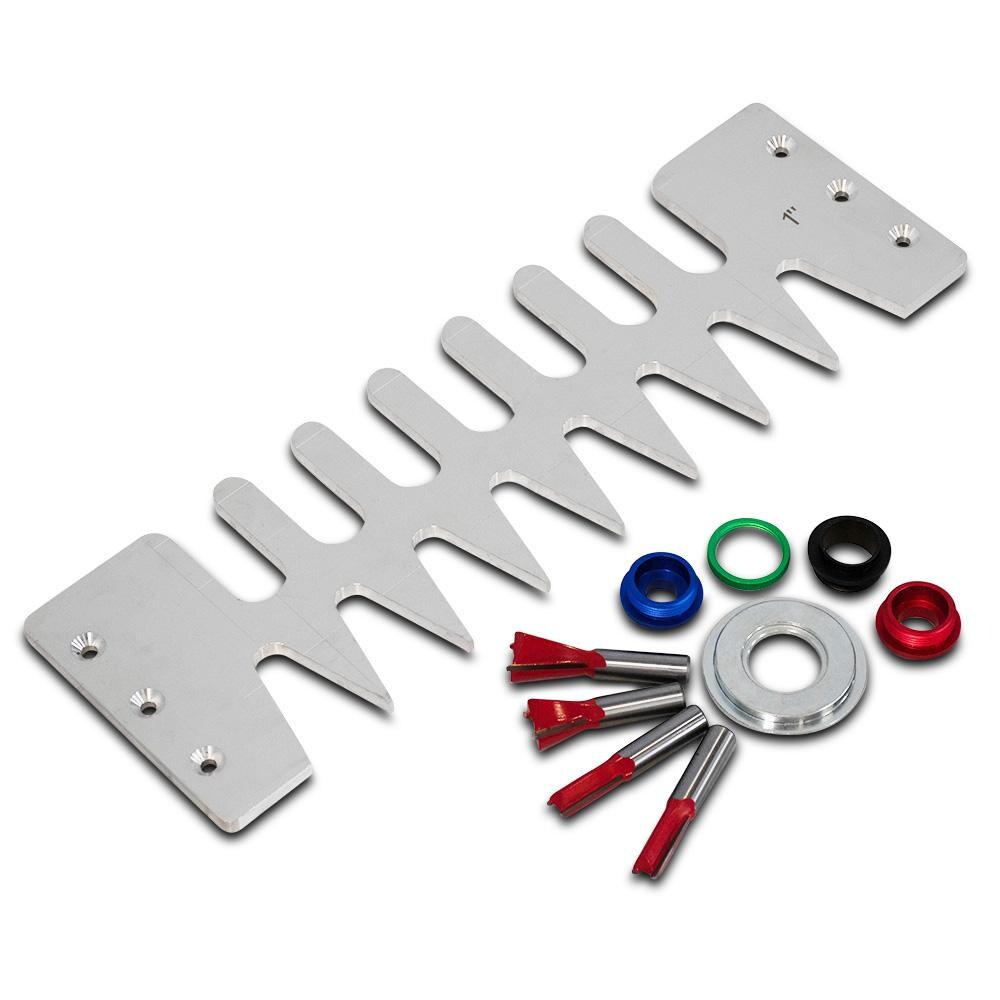 BAMATO 1″ Schablone passend für Zinkenfrässchablone BFS-350 | 04262436015706