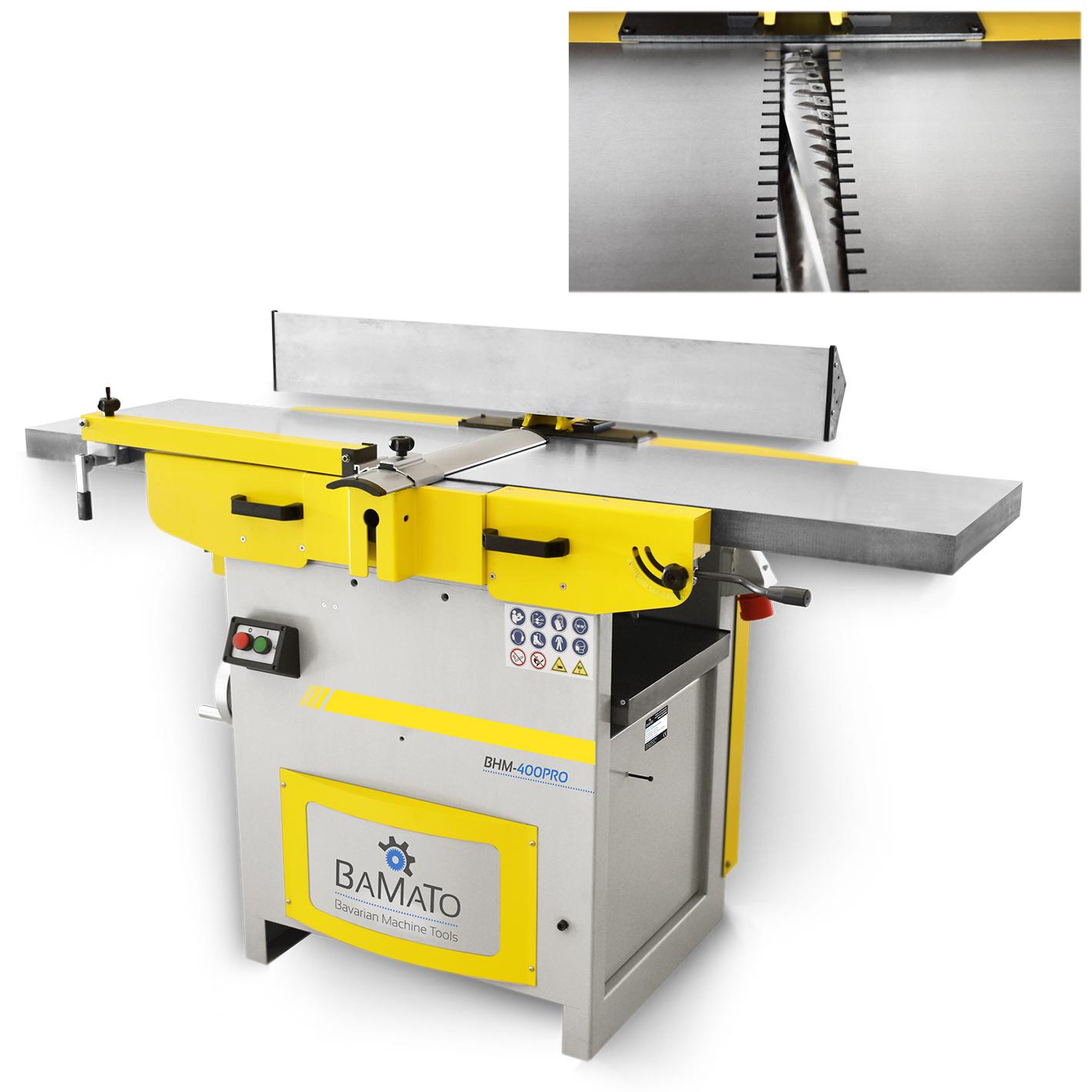 BAMATO Abricht- und Dickenhobelmaschine mit Spiralmesserwelle BHM-400PRO (400V) - Bild 1