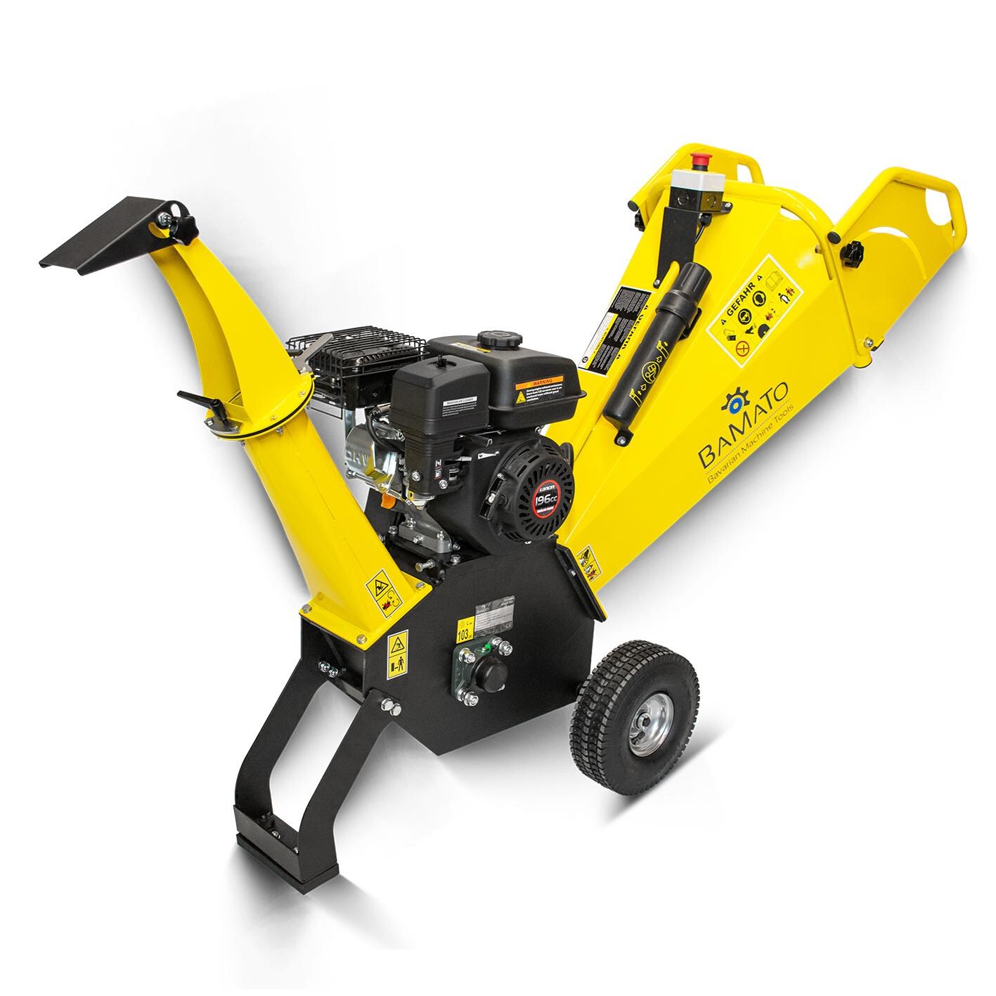 BAMATO Holzhäcksler HACK-100 inkl. Abdeckplane | 04260537610929