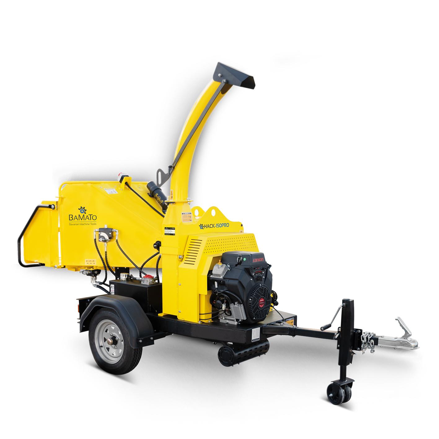 BAMATO Holzh&auml;cksler HACK-150PRO mit Einzugswalze - Bild 1