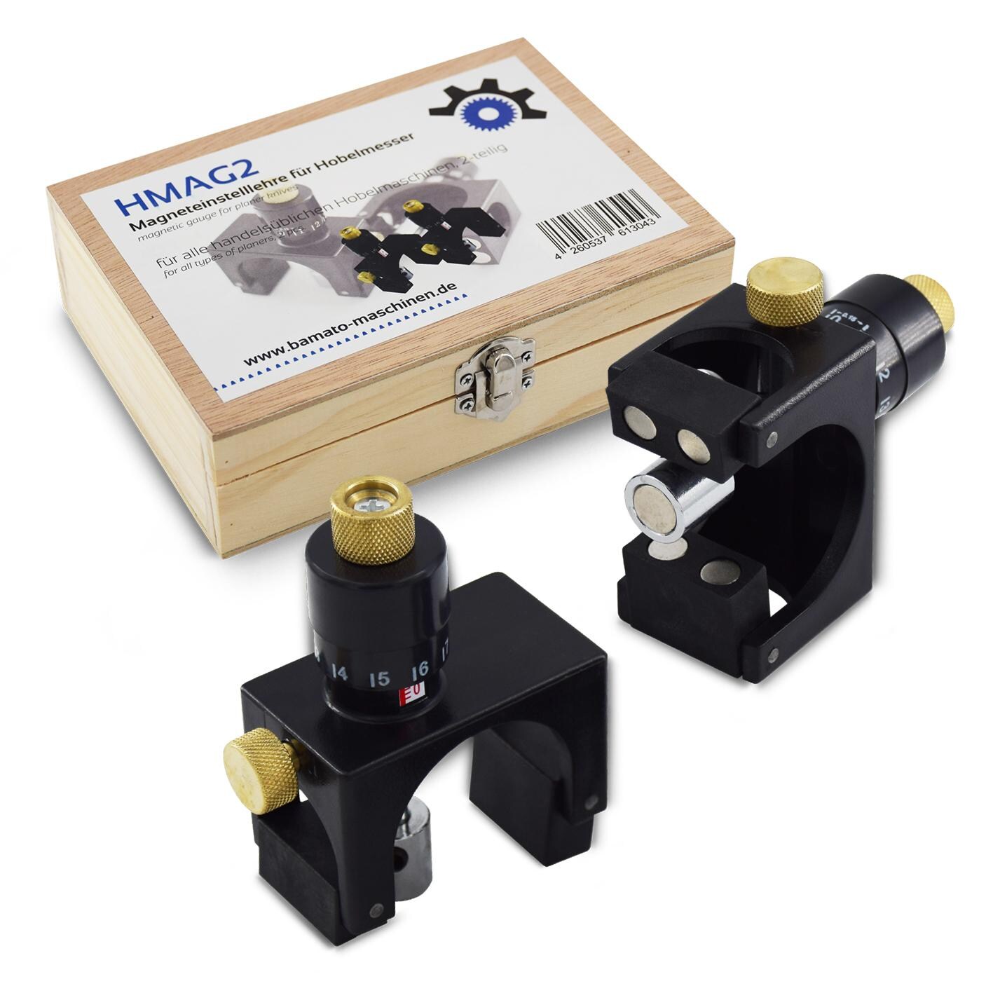 BAMATO Magneteinstelllehre für Hobelmesser HMAG2