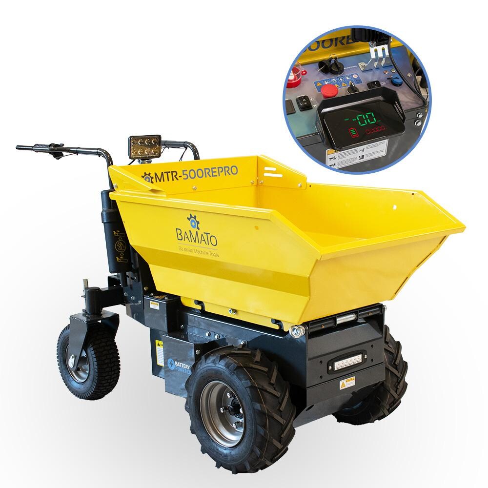 BAMATO Mini Transporter MTR-500REPRO mit Elektroantrieb & Kipphydraulik | 04260537615016