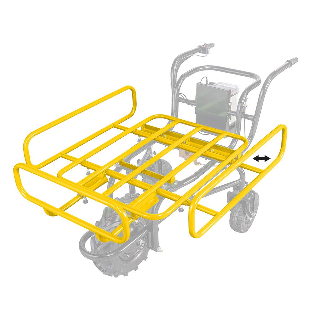 BAMATO Transportaufsatz f&uuml;r elektrische Schubkarre MTR-260 - Bild 1