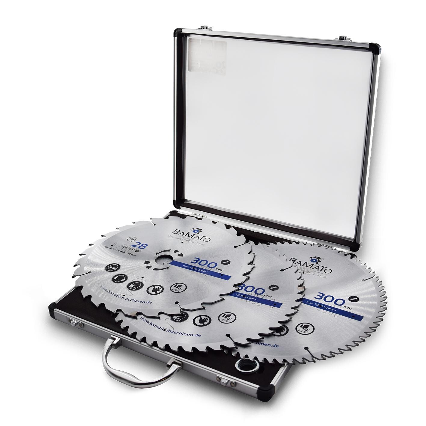 BAMATO 3-tlg HM-Kreissägeblattset SBS300SET | 04260537613067