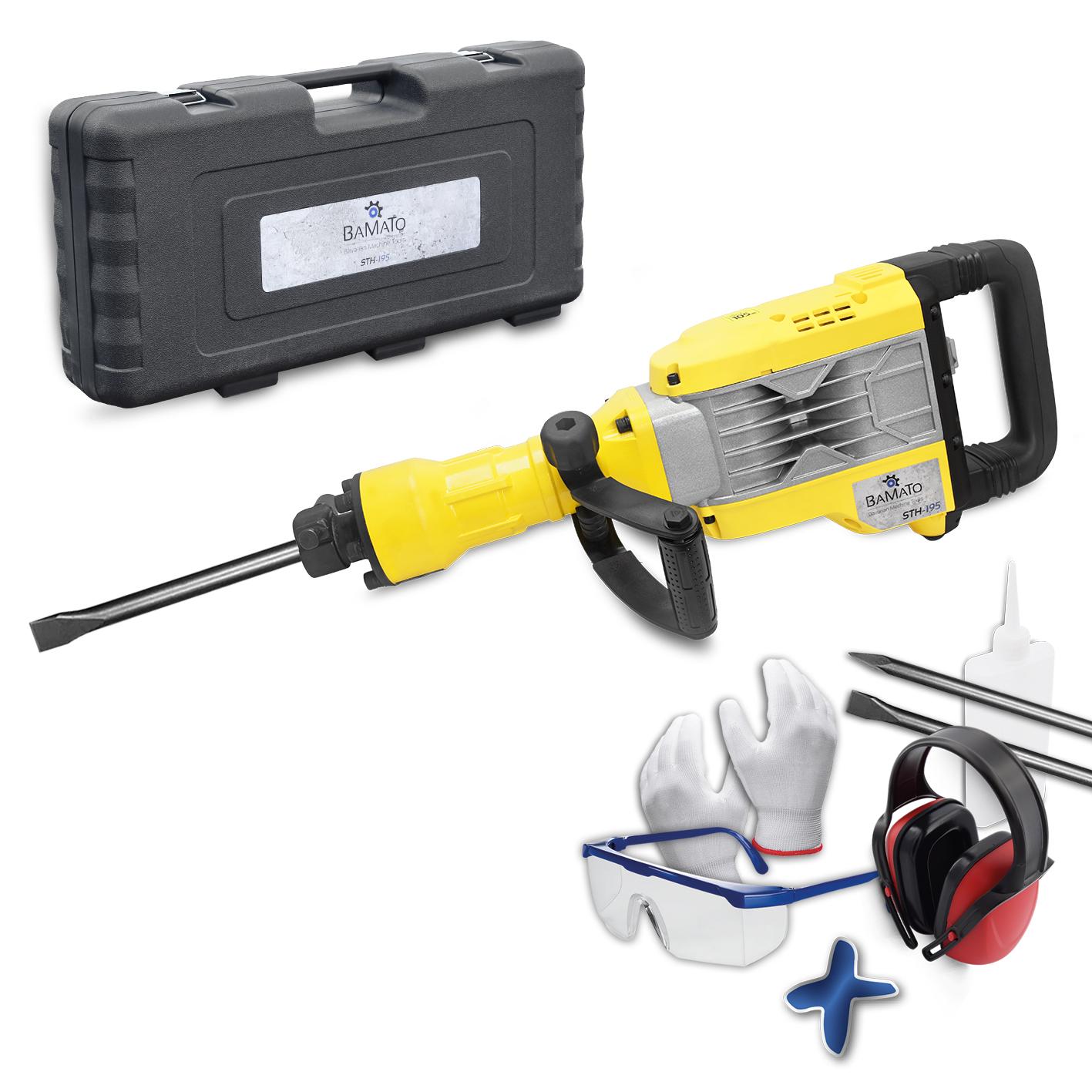 BAMATO Abbruchhammer STH-195 mit 7-tlg. Zubeh&ouml;rset - Bild 1