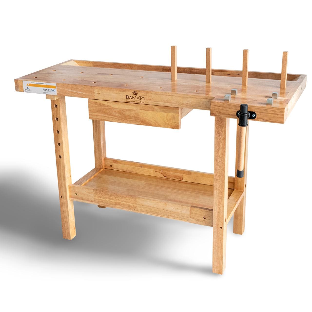BAMATO Hobelbank WORK-1260 aus Massivholz - Bild 1