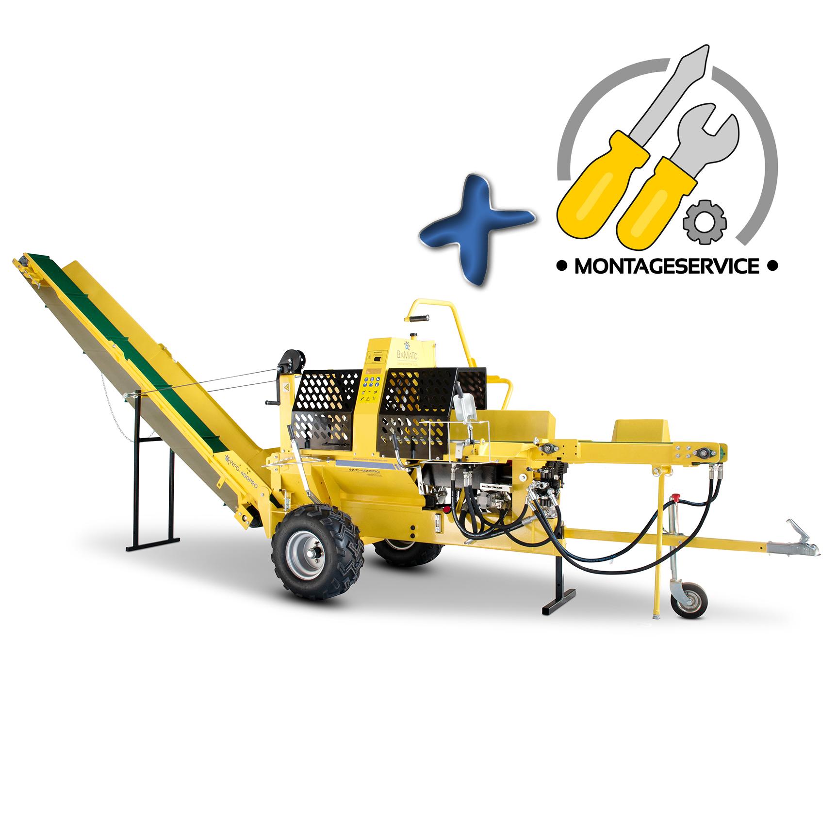 BAMATO 20 to S&auml;gespaltautomat WPO-400PRO mit F&ouml;rderband & Montageservice - Bild 1