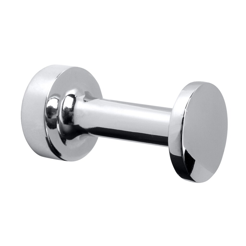 Brillantbad BOMEGA Kleiderhaken Messing Chrom poliert 25x25x50 mm, &oslash;25 mm f&uuml;r Bad & K&uuml;che >> zum Bohren - Bild 1