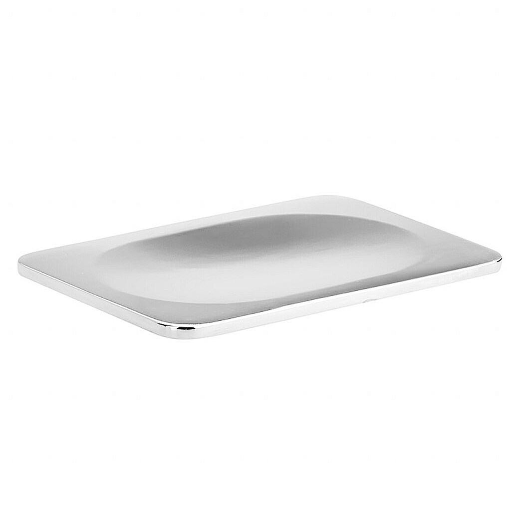 Brillantbad BORGANIC Seifenablage Edelstahl, Zink, Chrom 120x28x85 mm f&uuml;r Bad & K&uuml;che >> zum Bohren - Bild 1