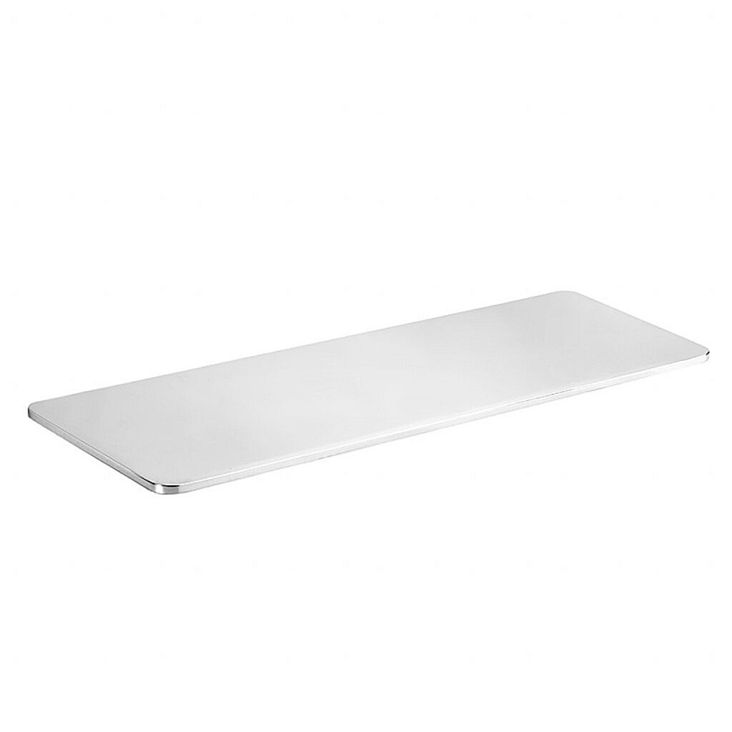 Brillantbad BORGANIC Handtuchablage Edelstahl poliert 300x28x110 mm für Bad & Küche >> zum Bohren
