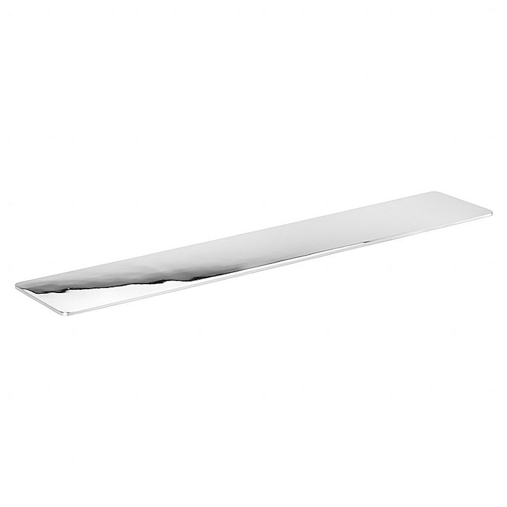 Brillantbad BORGANIC Handtuchablage Edelstahl poliert 600x55x130 mm für Bad & Küche >> zum Bohren