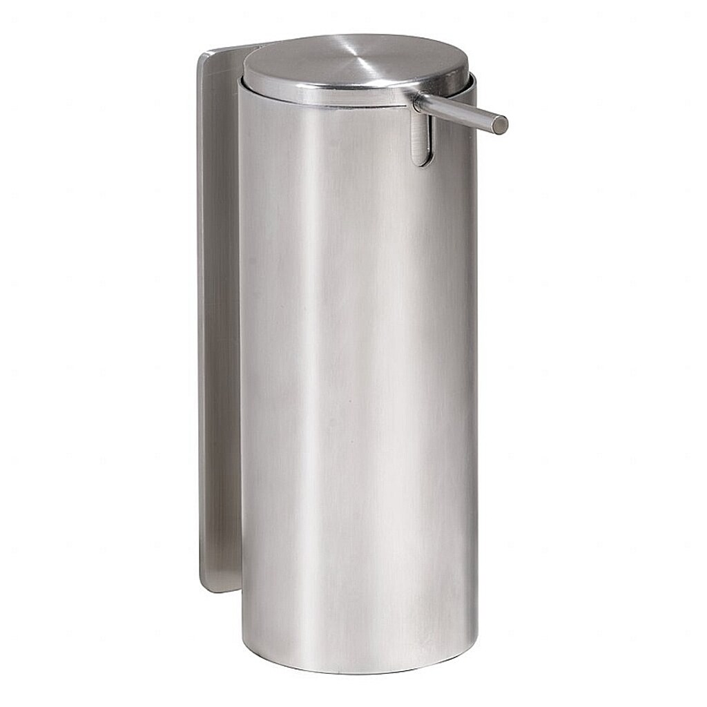Brillantbad BIVA Seifenspender Edelstahl matt 66x165x120 mm, 300 ml für Bad & Küche >> zum Kleben