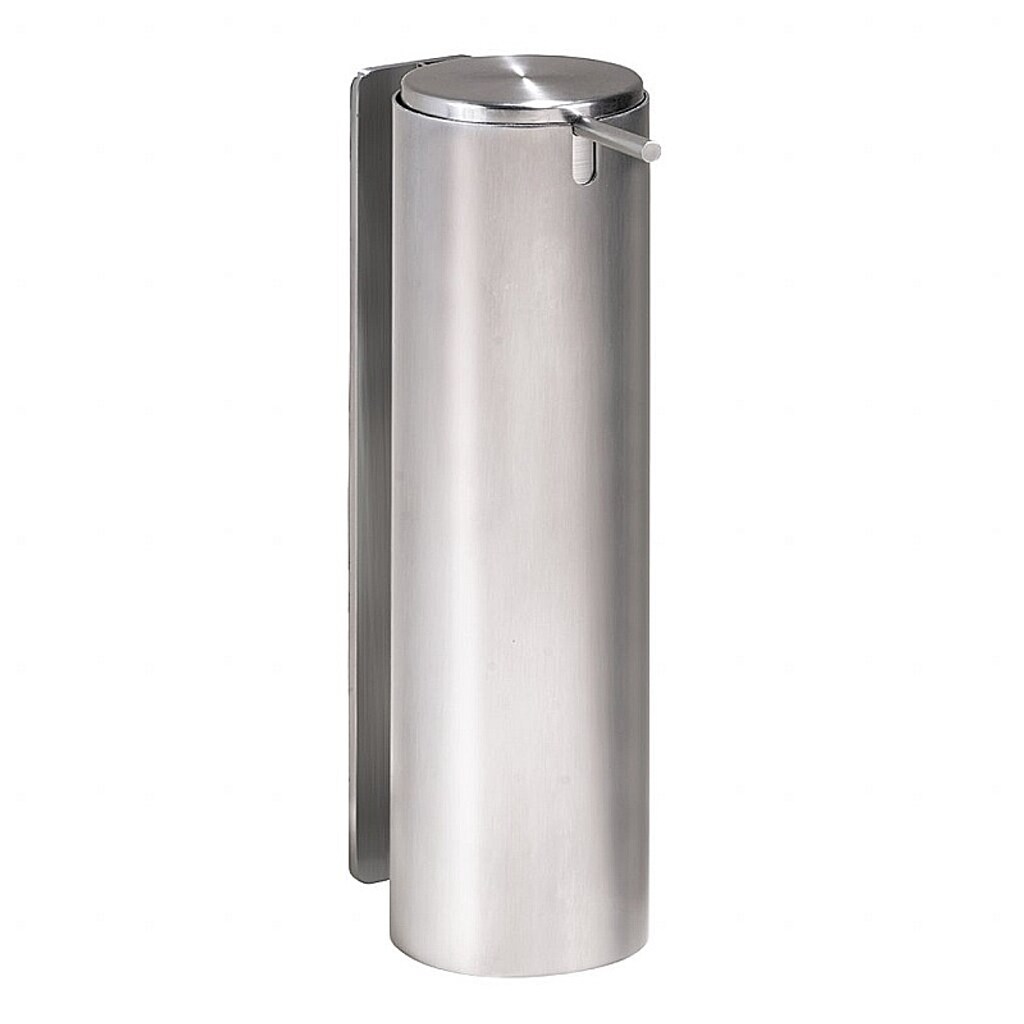 Brillantbad BIVA Seifenspender Edelstahl matt 66x235x120 mm, 600 ml für Bad & Küche >> zum Kleben
