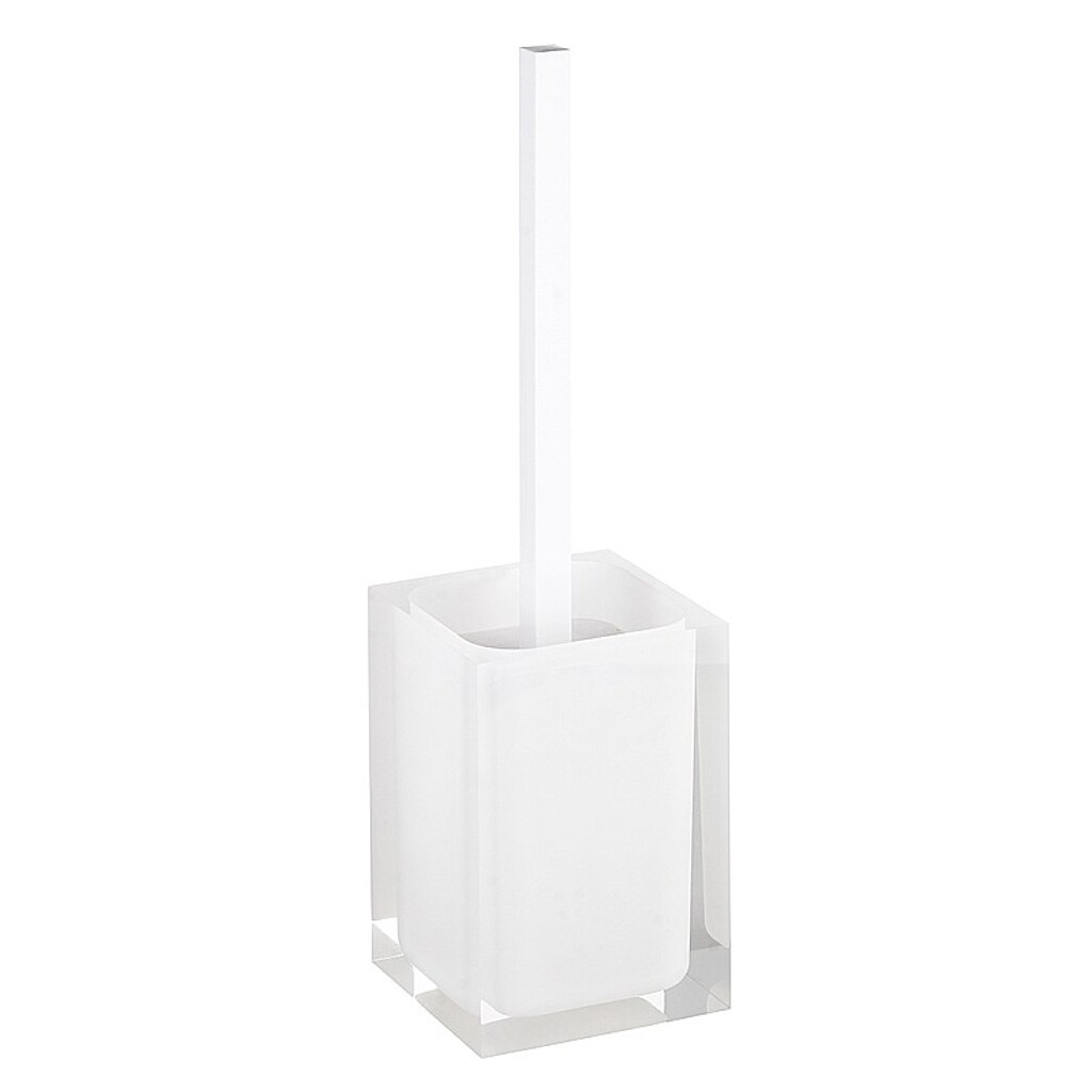 Brillantbad BISTA WC-Bürstengarnitur Polyresin Weiß 100x370x100 mm für Bad & WC >> freistehend anwendbar | 04250657518083