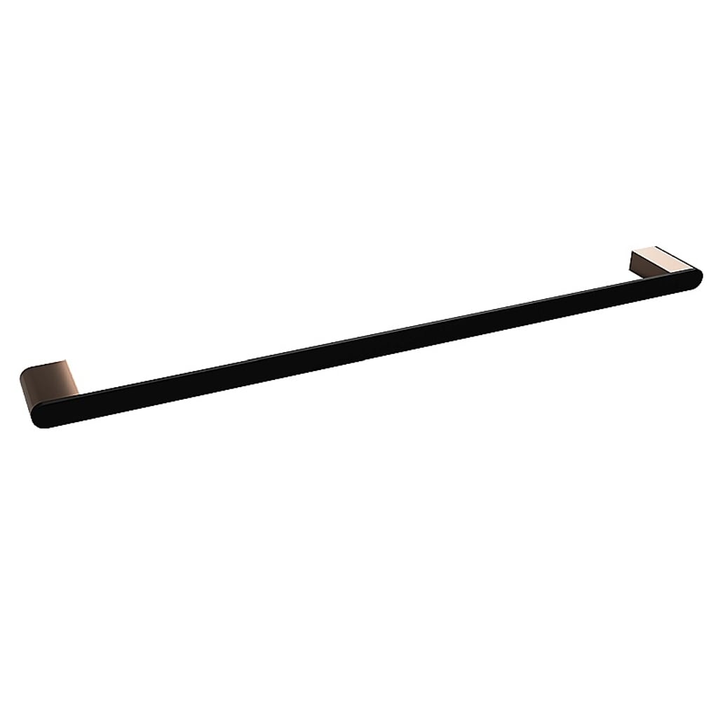 Brillantbad BALLA Handtuchhalter Messing Schwarz Kupfer 600x20x59 mm f&uuml;r Bad & K&uuml;che >> zum Bohren - Bild 1
