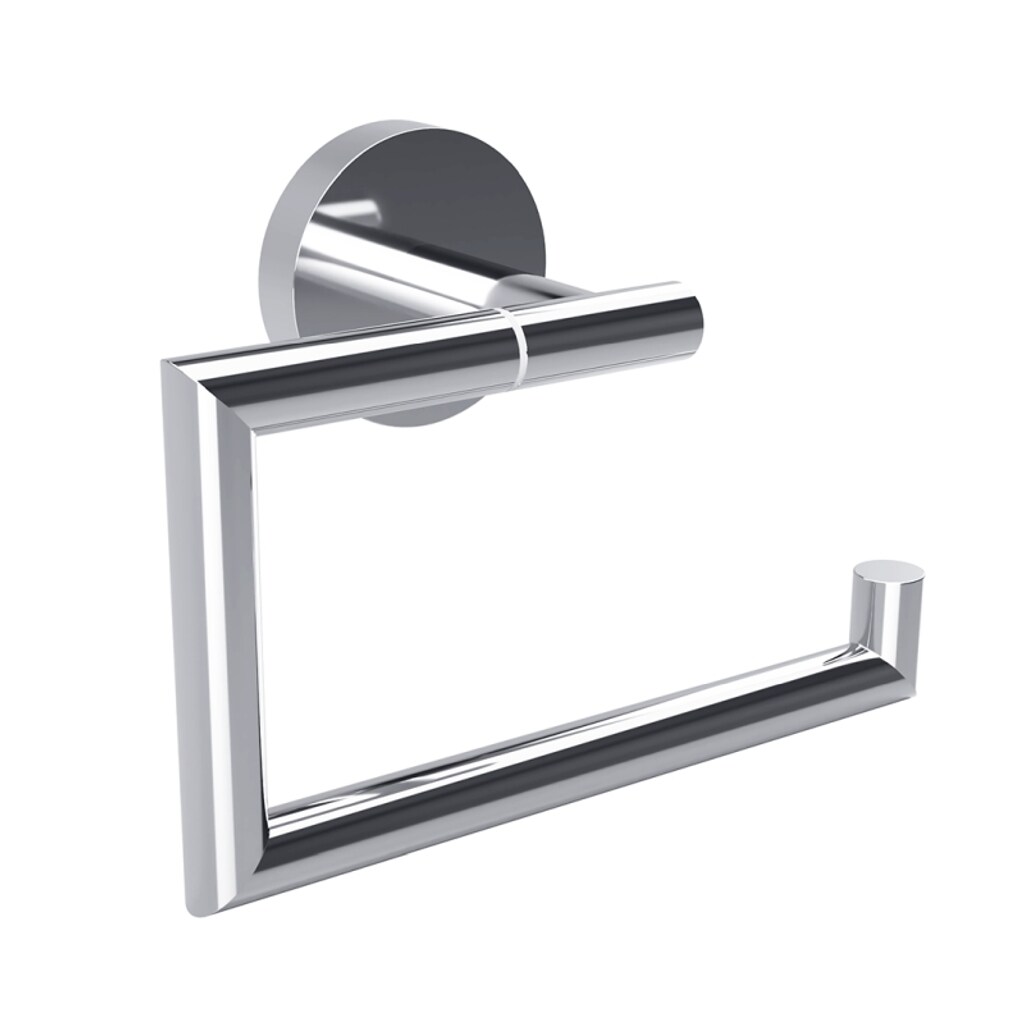 Brillantbad BOMEGA Papierrollenhalter ohne Deckel Messing Chrom poliert 150x105x67 mm f&uuml;r Bad & WC >> zum Bohren oder Kleben* - Bild 1