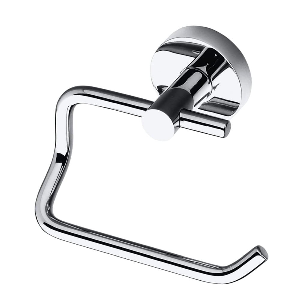 Brillantbad BOMEGA Papierrollenhalter Rechts ohne Deckel Messing Chrom poliert 140x95x90 mm f&uuml;r Bad & WC >> zum Bohren oder Kleben* - Bild 1