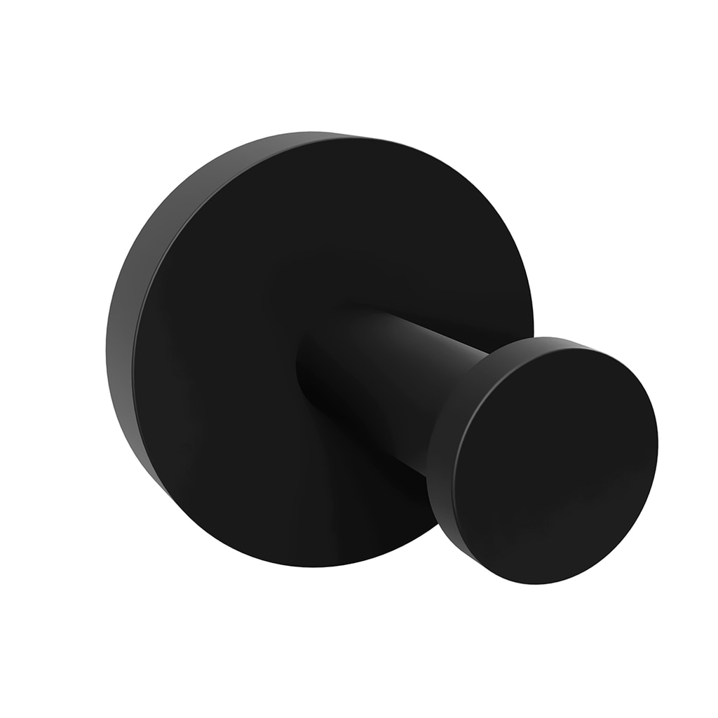 Brillantbad BARK Kleiderhaken Messing Schwarz 55x55x55 mm f&uuml;r Bad & K&uuml;che >> zum Bohren oder Kleben* - Bild 1