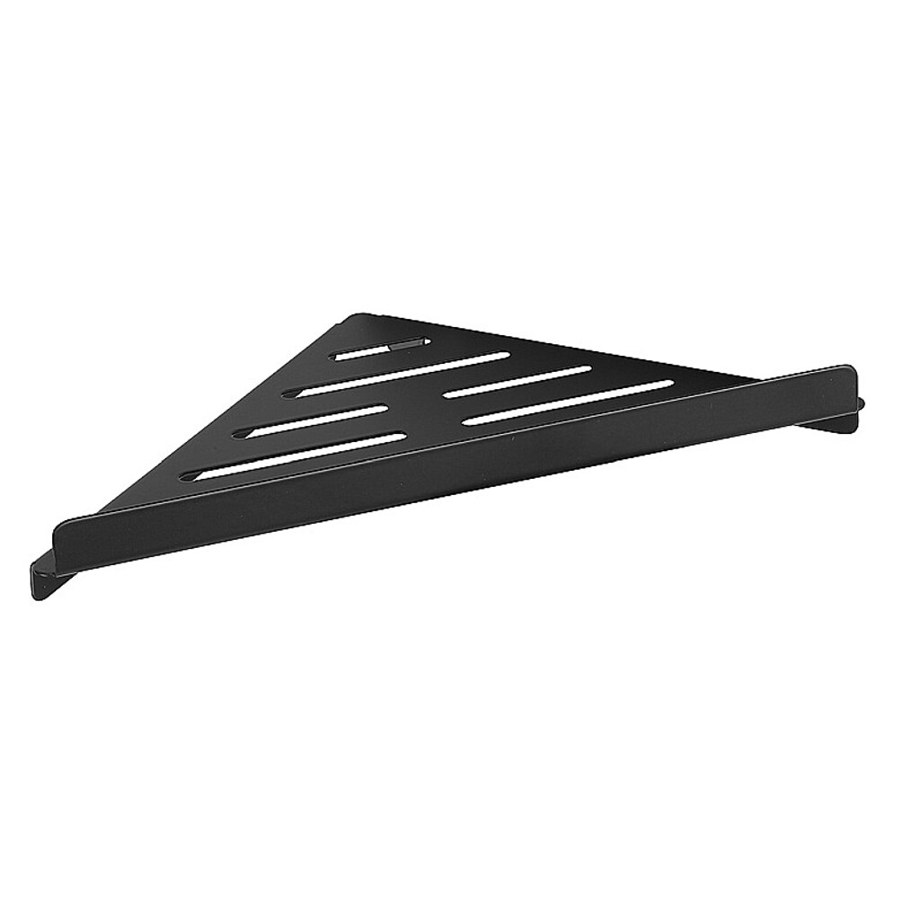 Brillantbad BARK Eckseifenkorb Messing Schwarz 262x35x142 mm f&uuml;r Bad & K&uuml;che >> zum Bohren - Bild 1