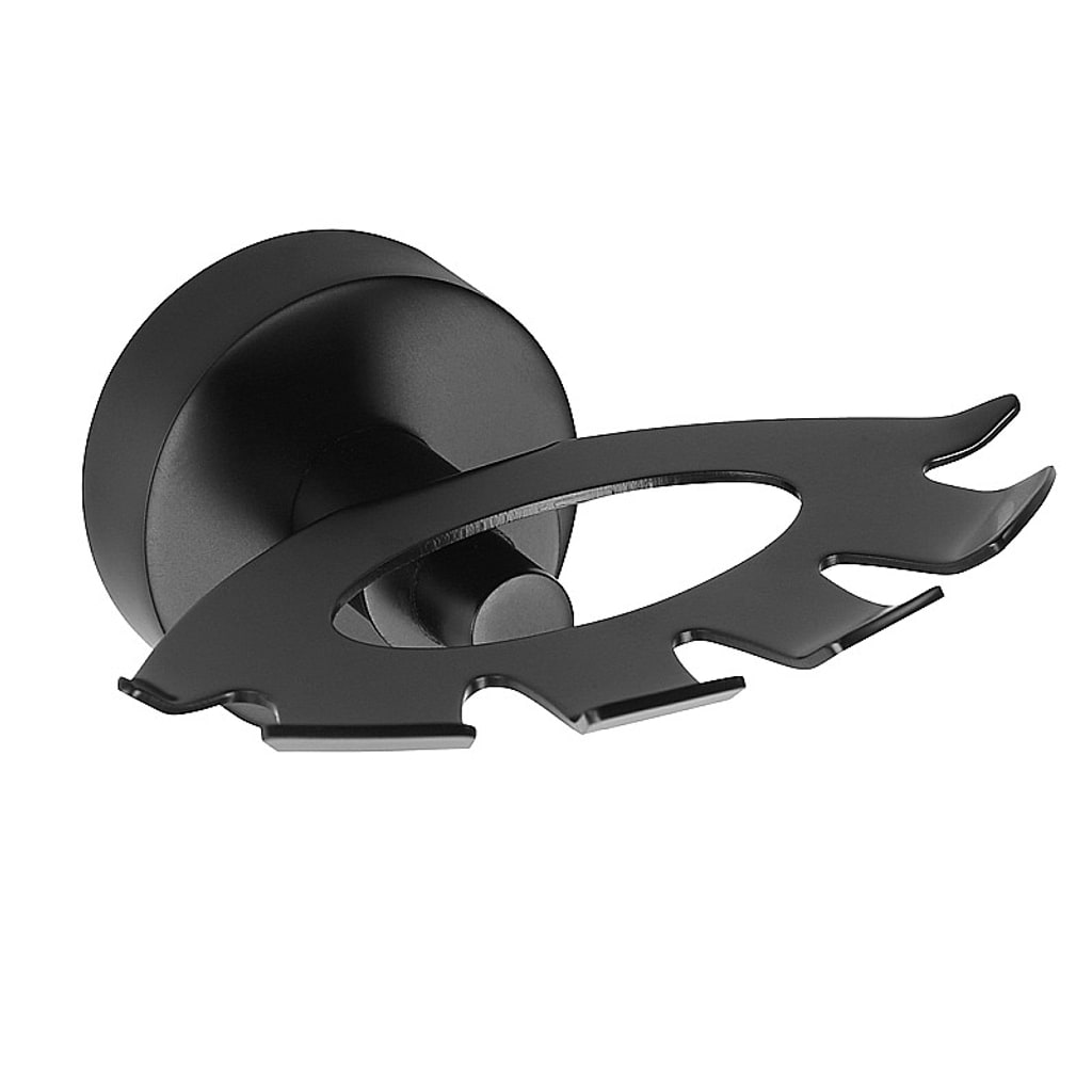 Brillantbad BARK Zahnbürstenhalter Messing Schwarz 105x54x89 mm für Bad & WC >> zum Bohren oder Kleben* | 04250657516386