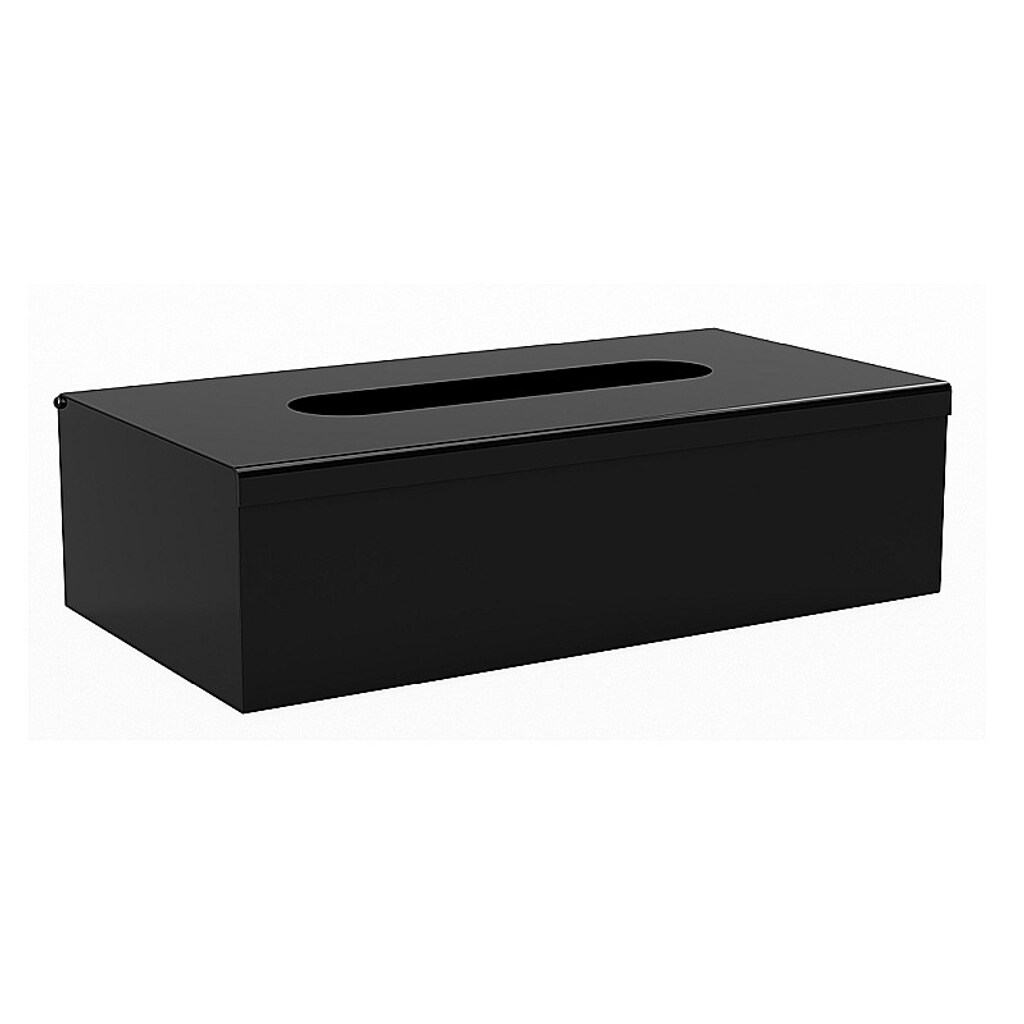 Brillantbad BARK Papiertuchspender Edelstahl Schwarz 250x73x130 mm für Bad & Küche >> Freistehend anwendbar