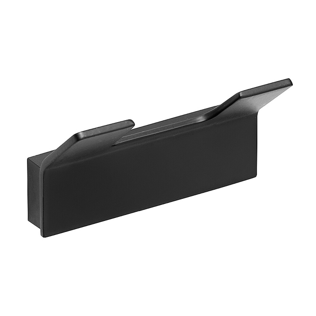 Brillantbad BERO Doppelkleiderhaken Messing Schwarz 83x46x33 mm f&uuml;r Bad & K&uuml;che >> zum Bohren - Bild 1