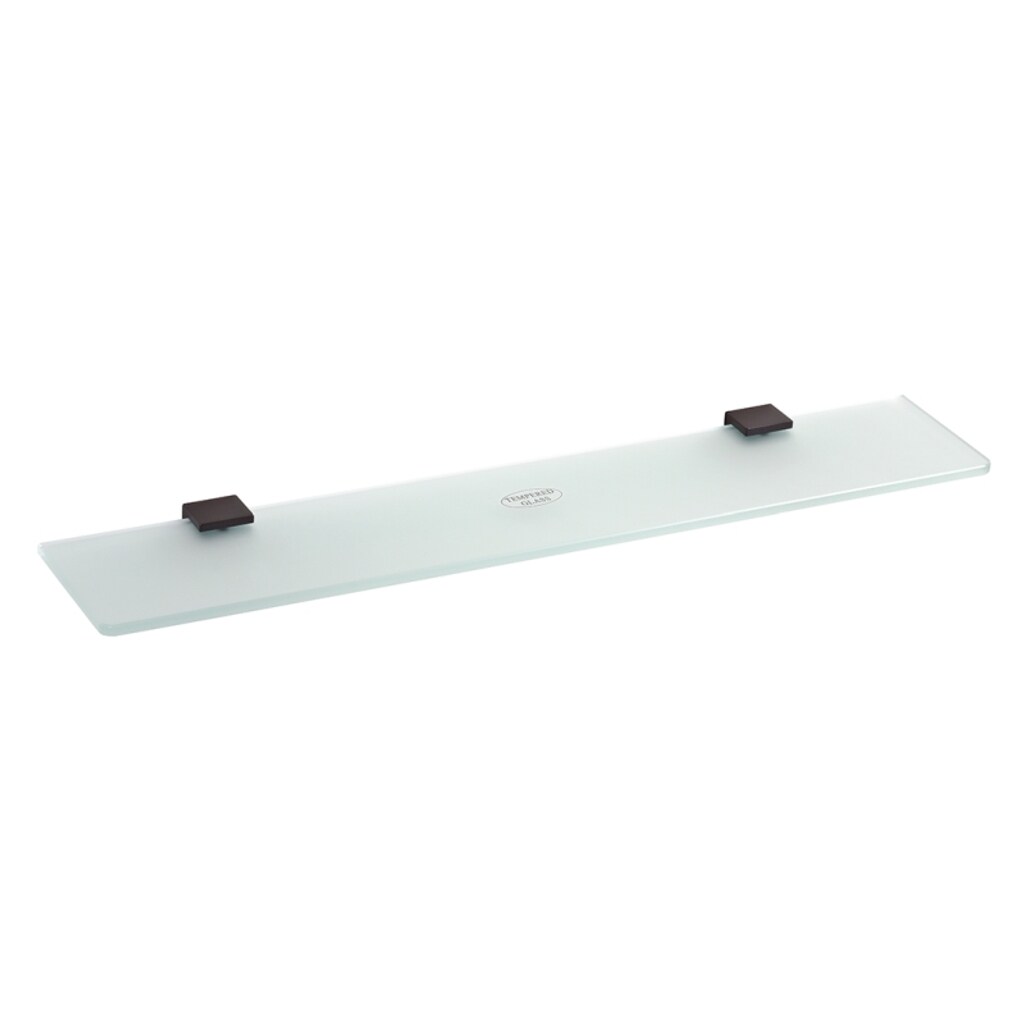 Brillantbad BERO Glasablage Messing Glas Schwarz 600x19x118 mm für Bad & Küche >> zum Bohren