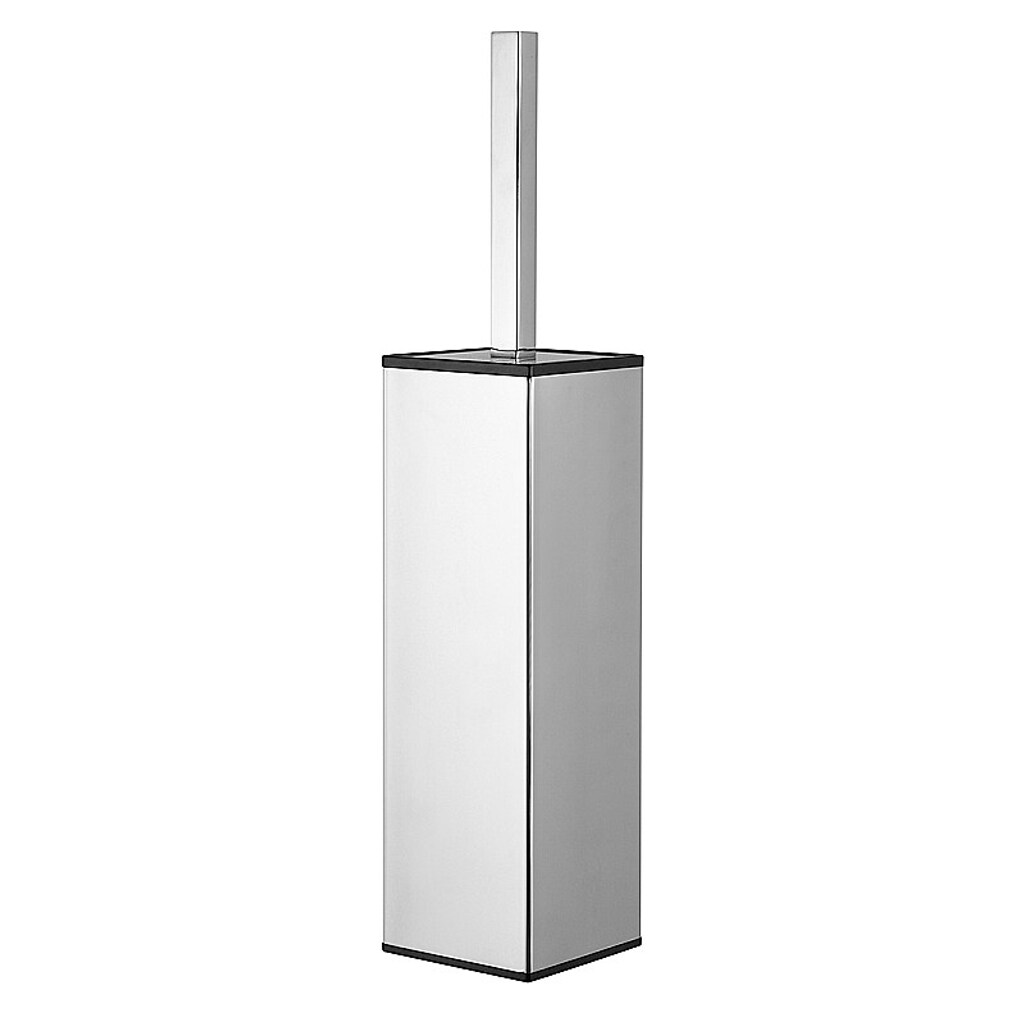 Brillantbad BIA WC-Bürstengarnitur stehend oder hängend Messing Chrom poliert für Bad & WC >> zum Bohren oder Kleben* | 04250657519790