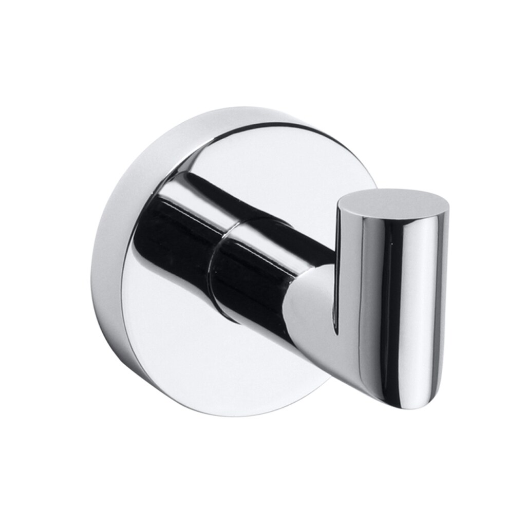 Brillantbad BOMEGA Kleiderhaken Messing Chrom poliert 55x55x70 mm f&uuml;r Bad & K&uuml;che >> zum Bohren oder Kleben* - Bild 1