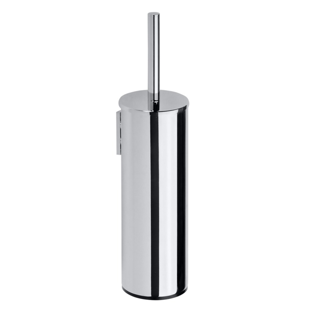 Brillantbad BOMEGA WC-Bürstengarnitur Bürste Weiß Messing Chrom poliert 95x390x105 mm für Bad & WC >> zum Bohren