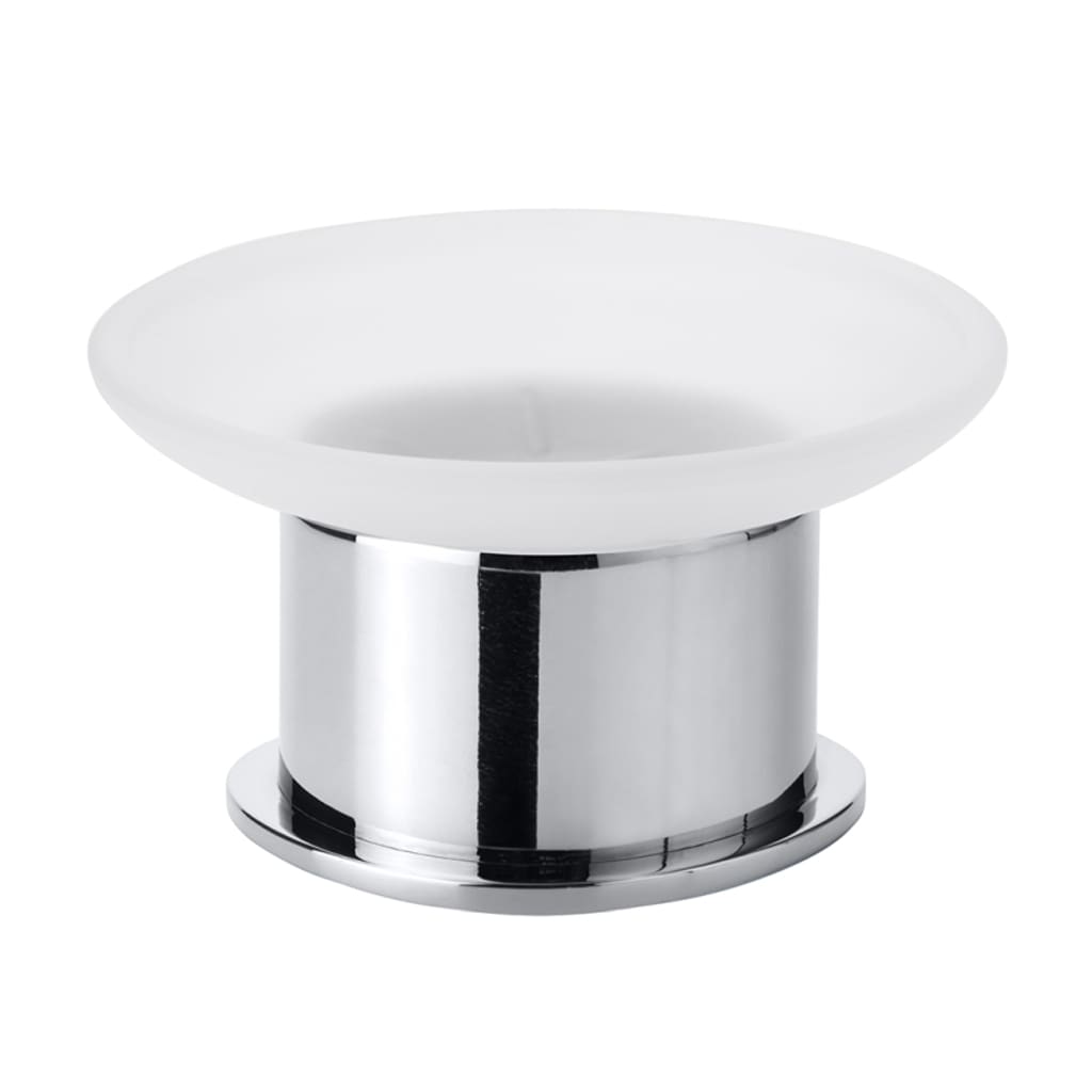 Brillantbad BOMEGA Glasseifenkorb freistehend Messing Chrom poliert 110x60x110 mm f&uuml;r Bad & K&uuml;che >> Freistehend anwendbar - Bild 1