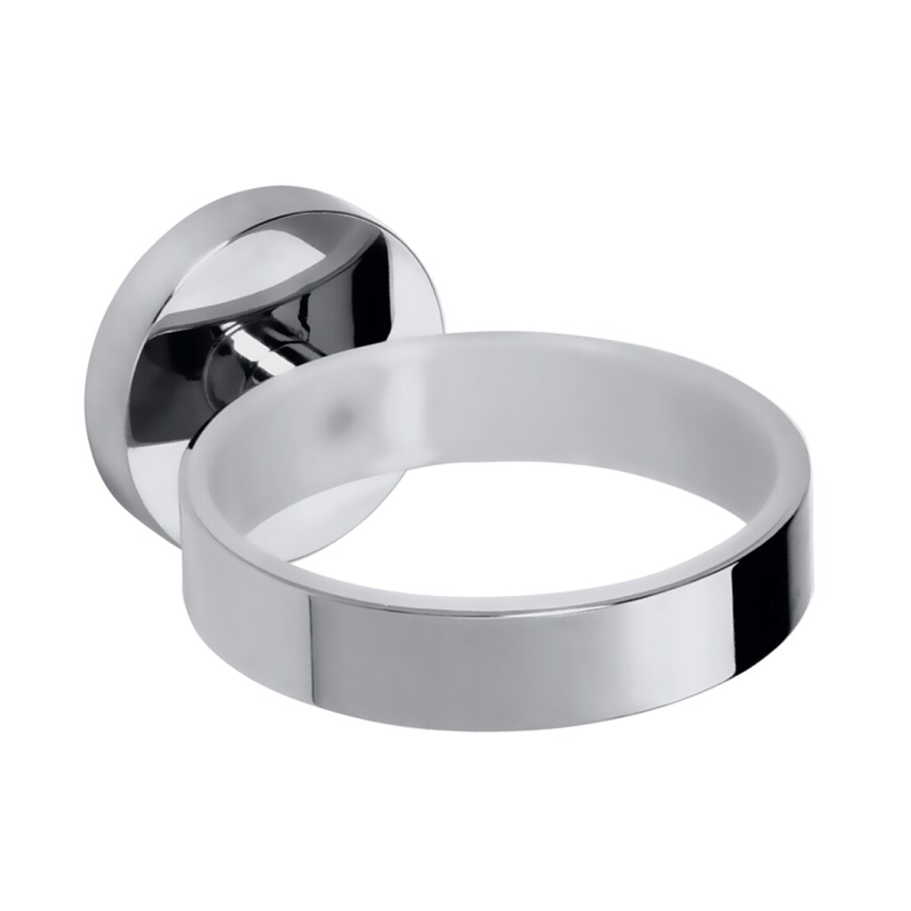 Brillantbad BOMEGA F&ouml;nhalter Messing Chrom poliert 80x55x100 mm f&uuml;r Bad & WC >> zum Bohren oder Kleben* - Bild 1