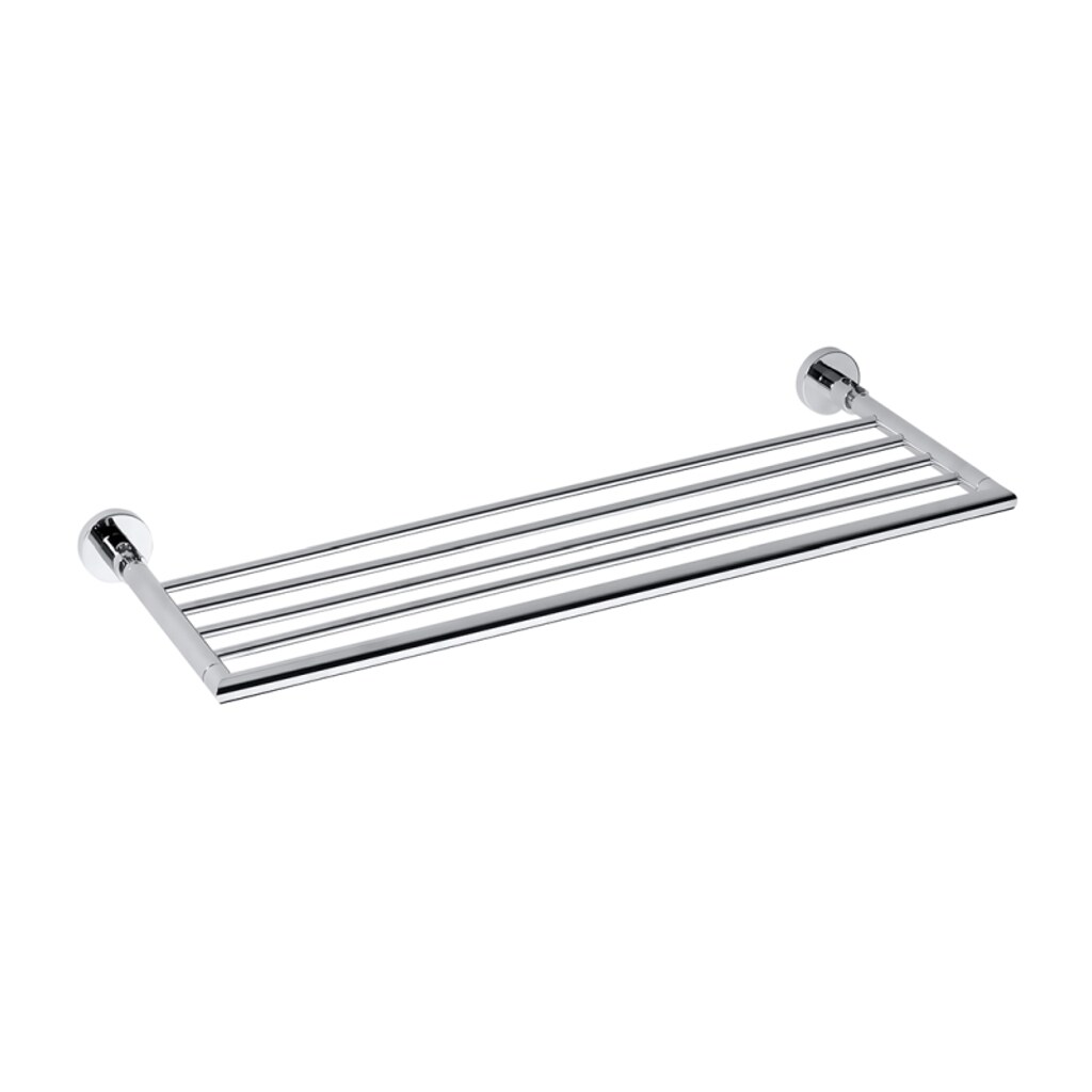 Brillantbad BOMEGA Handtuchablage zum klappen Messing Chrom poliert 655x55x270 mm für Bad & Küche >> zum Bohren