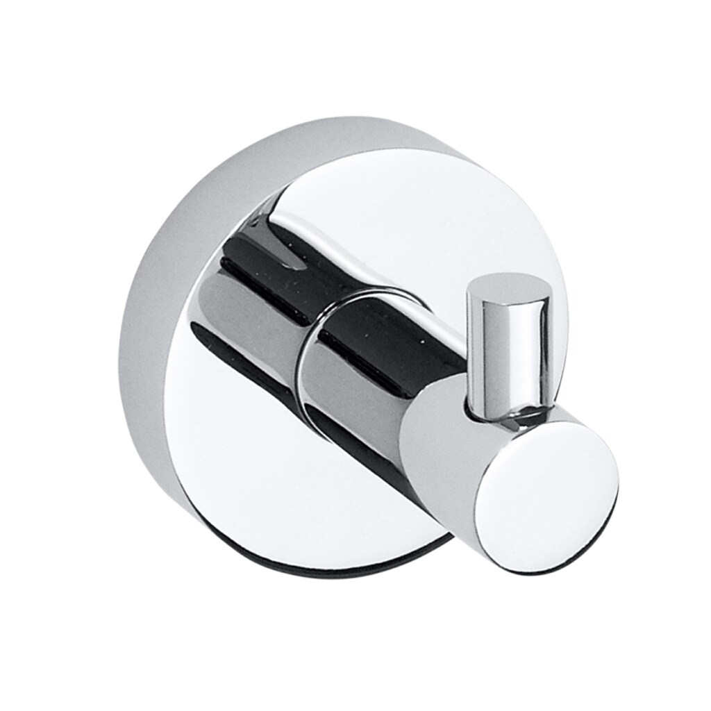 Brillantbad BOMEGA Kleiderhaken Messing Chrom poliert 55x55x50 mm f&uuml;r Bad & K&uuml;che >> zum Bohren oder Kleben* - Bild 1