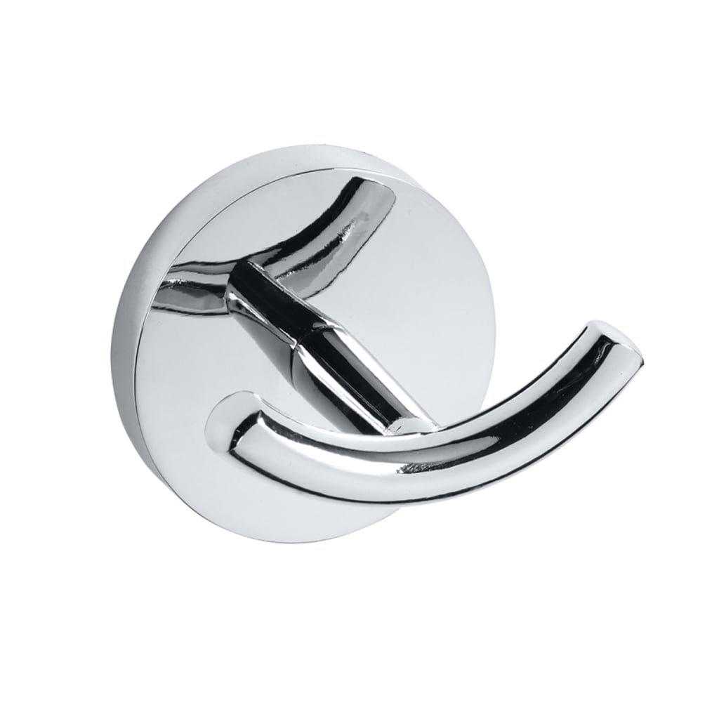 Brillantbad BALFA Doppelkleiderhaken Zink Chrom poliert f&uuml;r Bad & K&uuml;che >> zum Bohren - Bild 1