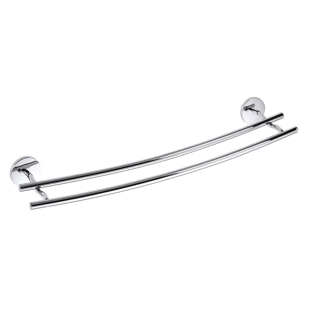 Brillantbad BALFA Doppelhandtuchhalter Zink Chrom poliert f&uuml;r Bad & K&uuml;che >> zum Bohren - Bild 1