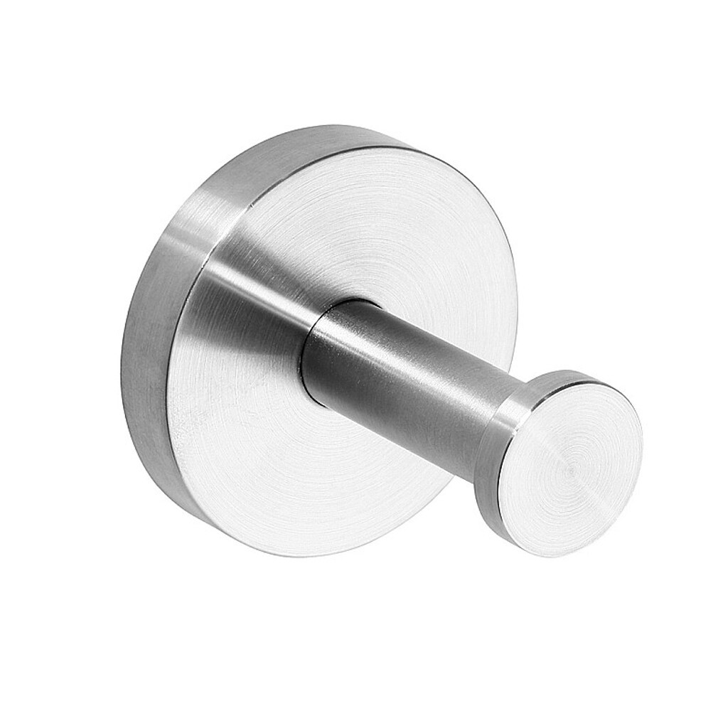 Brillantbad BEO Kleiderhaken Edelstahl matt 55x55x55 mm f&uuml;r Bad & K&uuml;che >> zum Bohren oder Kleben - Bild 1
