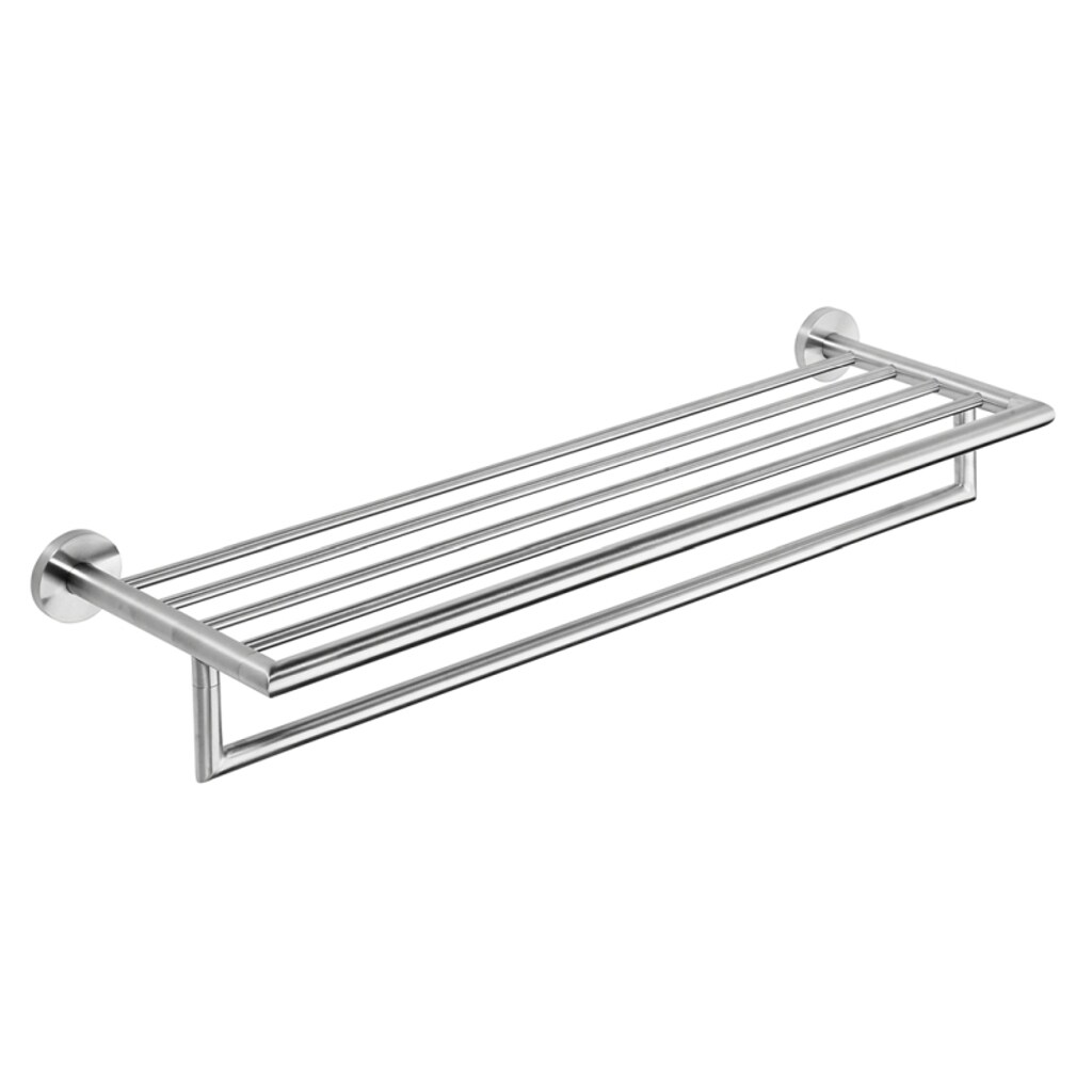 Brillantbad BEO Handtuchablage Edelstahl matt 655x110x215 mm für Bad & Küche >> zum Bohren