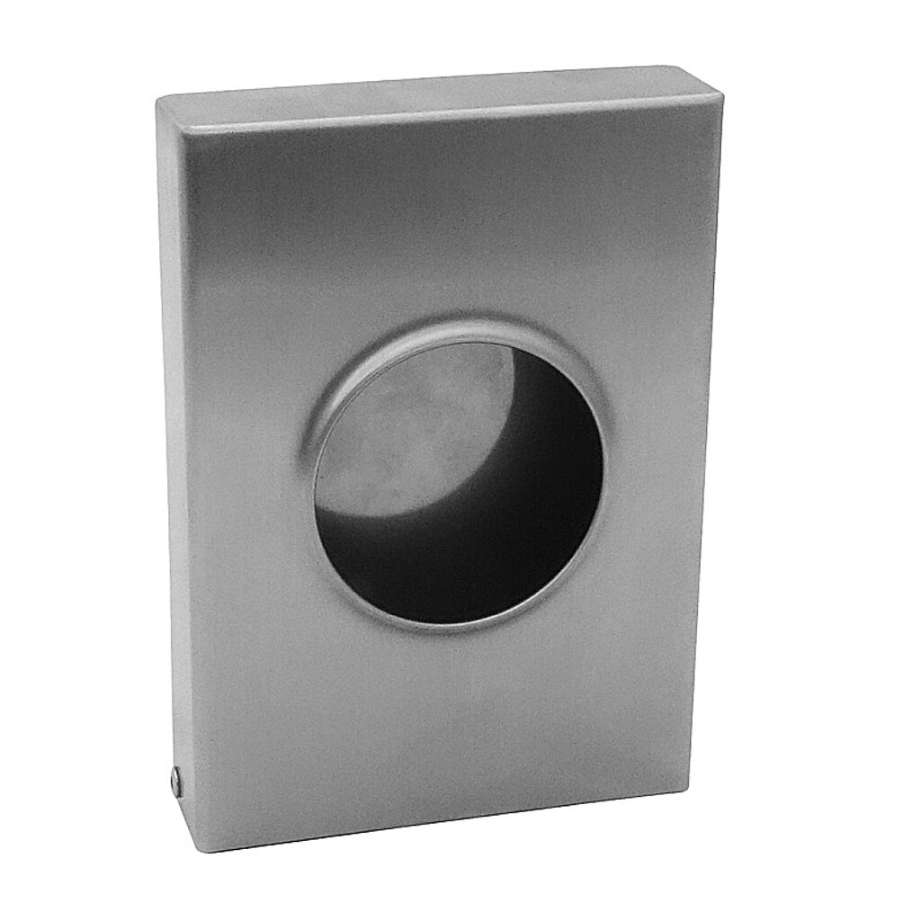 Brillantbad BEO Hygienebeutelspender Edelstahl matt 95x145x30 mm für Bad & Küche >> zum Bohren