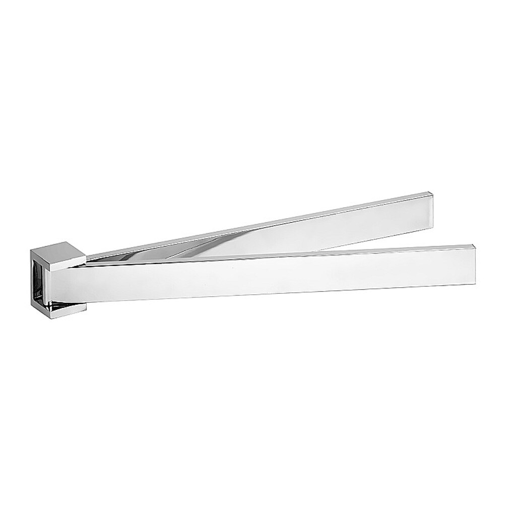 Brillantbad MAXIMA Doppelhandtuchhalter Messing Chrom 40x65x420 mm für Bad & Küche >> zum Bohren