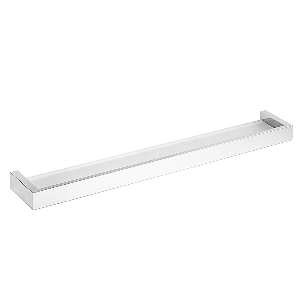 Brillantbad MAXIMA Glasablage Messing Chrom 600x36x90 mm für Bad & Küche >> zum Bohren