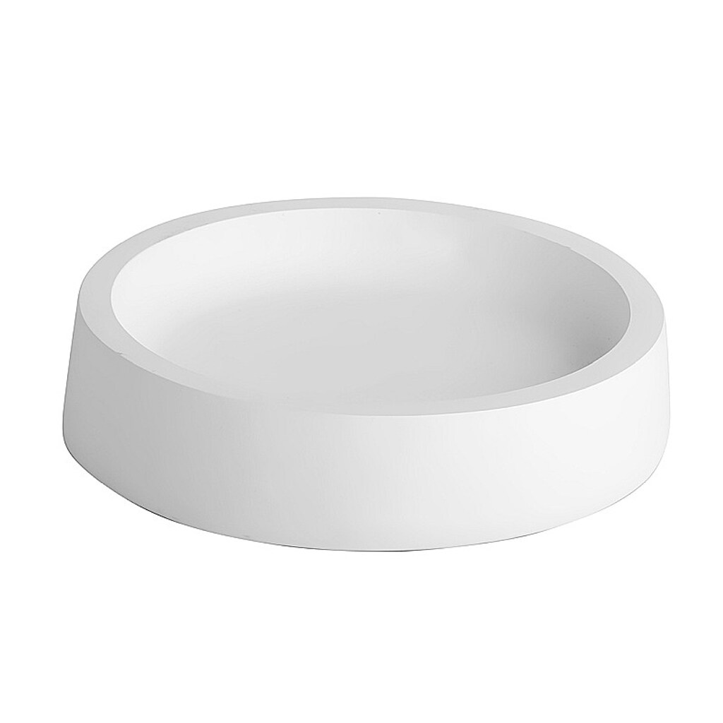 Brillantbad MAXIMA Seifenablage Polyresin Wei&szlig; 110x25x110 mm f&uuml;r Bad & K&uuml;che >> Freistehend anwendbar - Bild 1